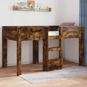 Letto a Castello per Bambini Rovere fumé 80 x 200 cm 3410487