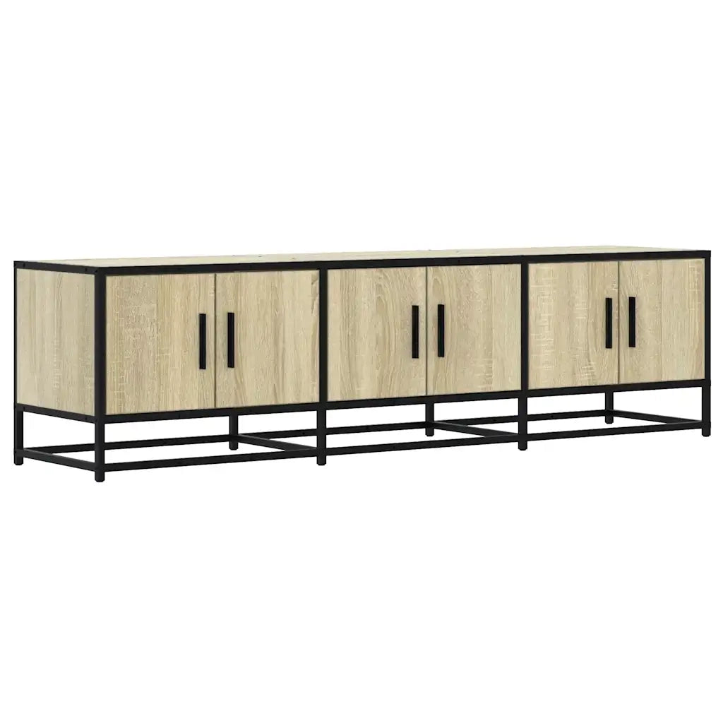 Mobile TV | Armadietto TV | Mobile Porta TV Rovere Sonoma 150x35x41 cm in Truciolato e Metallo
