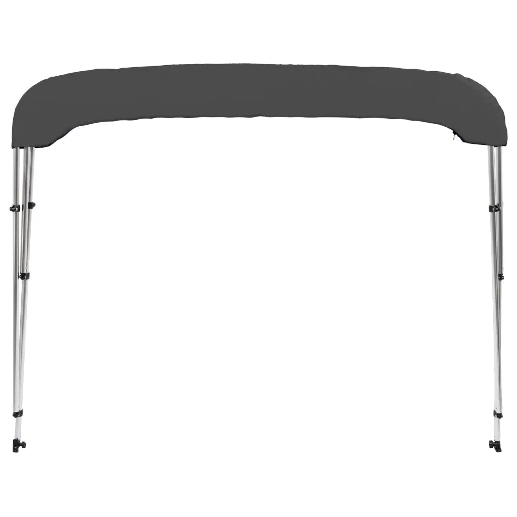 Bimini di Prua con Tendalino a 3 Archi-Tenda da Sole per Bimini di Prua Antracite 183x196x137 cm