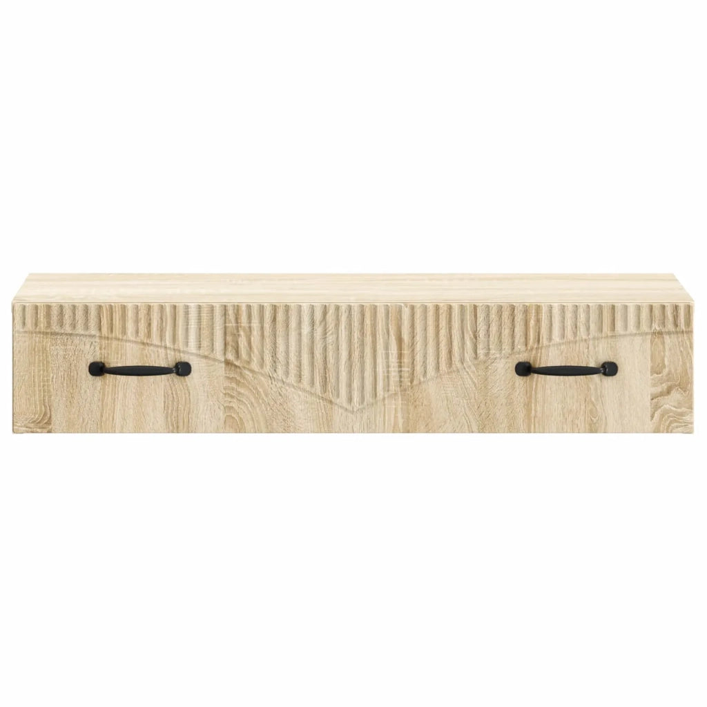 Tavolino da Parete Laterale | Tavolo laterale | Tavolino Rovere Sonoma 87,5 x 34,5 x 17 cm