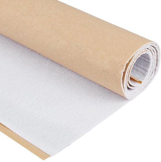 Tessuto di Cotonatura 4,5 mm - Fili di Tessuto Autoadesivi - Quilting - Accessori per la Sartoria - Watten di Cotone - 49 x 106 cm - Stoffa di Cotonatura