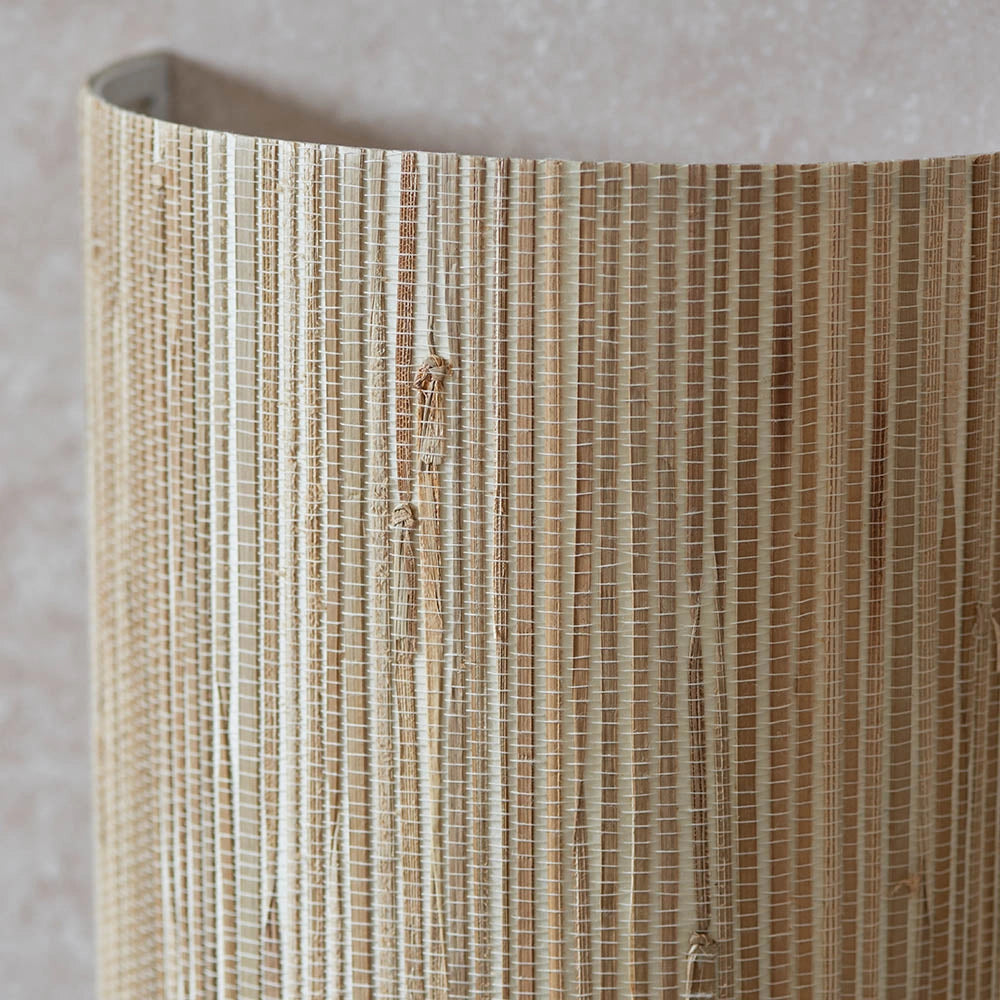 Applique LONGSHORE japandi in erba marina beige E27 Endon