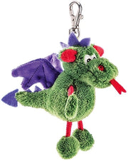 Accessorio per chiave in peluche, 9 cm, verde