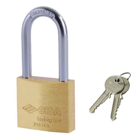 LUCCHETTO AD ARCO LUNGO 'LOCKING LINE' CISA 50 mm - CISA