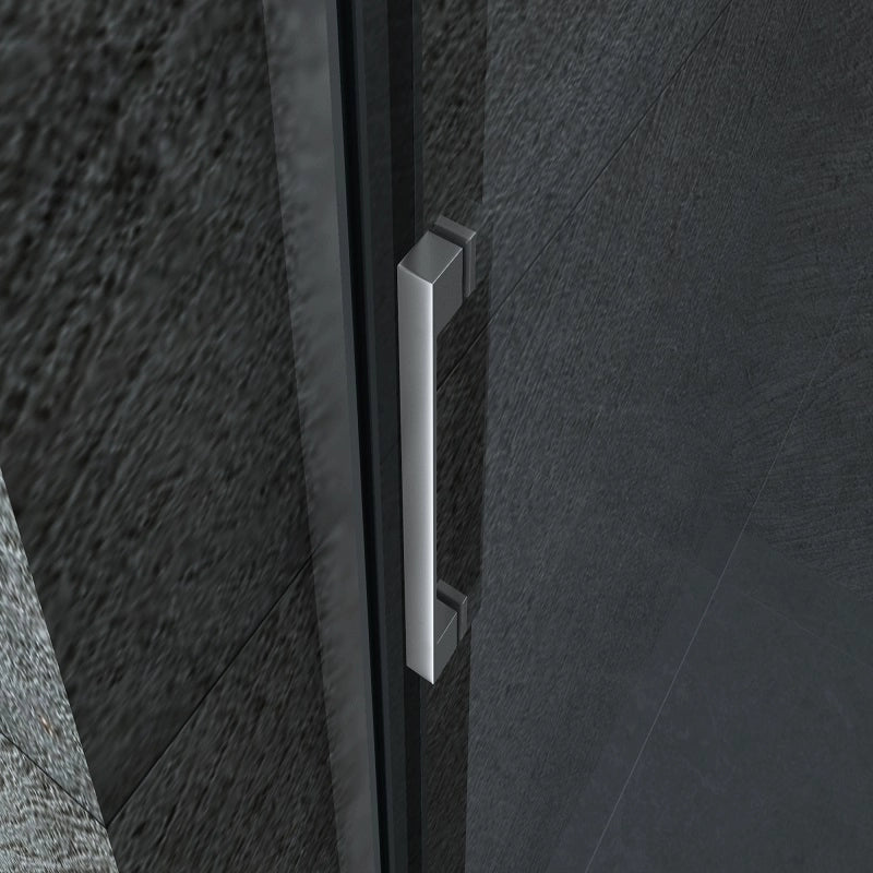 Box doccia apertura bilaterale tre ante scorrevoli e lato fisso 8mm OPENLUX Trasparente 8mm,120 cm,90 cm