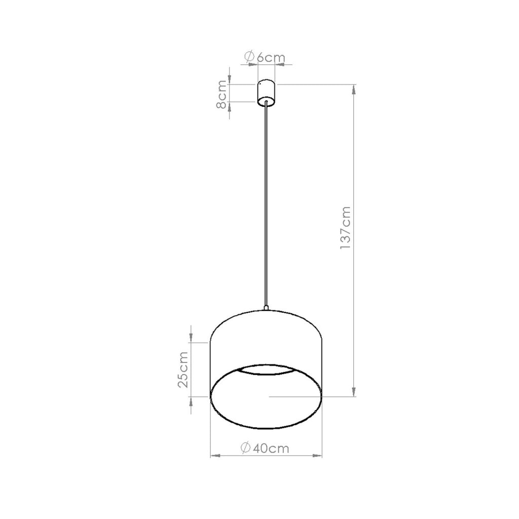 Lampada a sospensione PURELA marmo beige nero E27 40cm