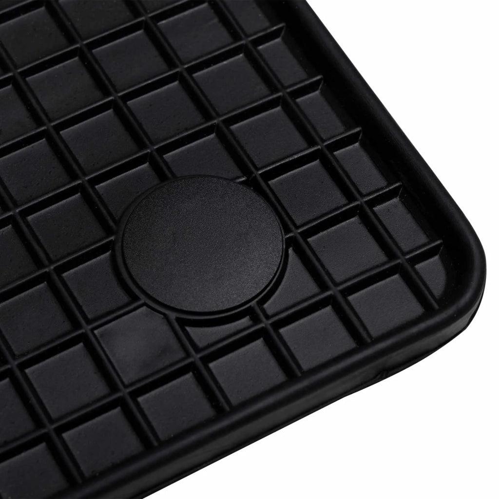 Tappetino per Auto 4 pcs Nero Gomma 42029138
