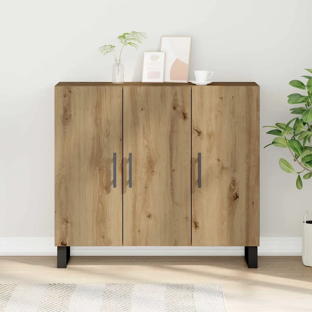 Credenza Rovere artigianale 90 x 34 x 80 cm Legno multistrato 862954