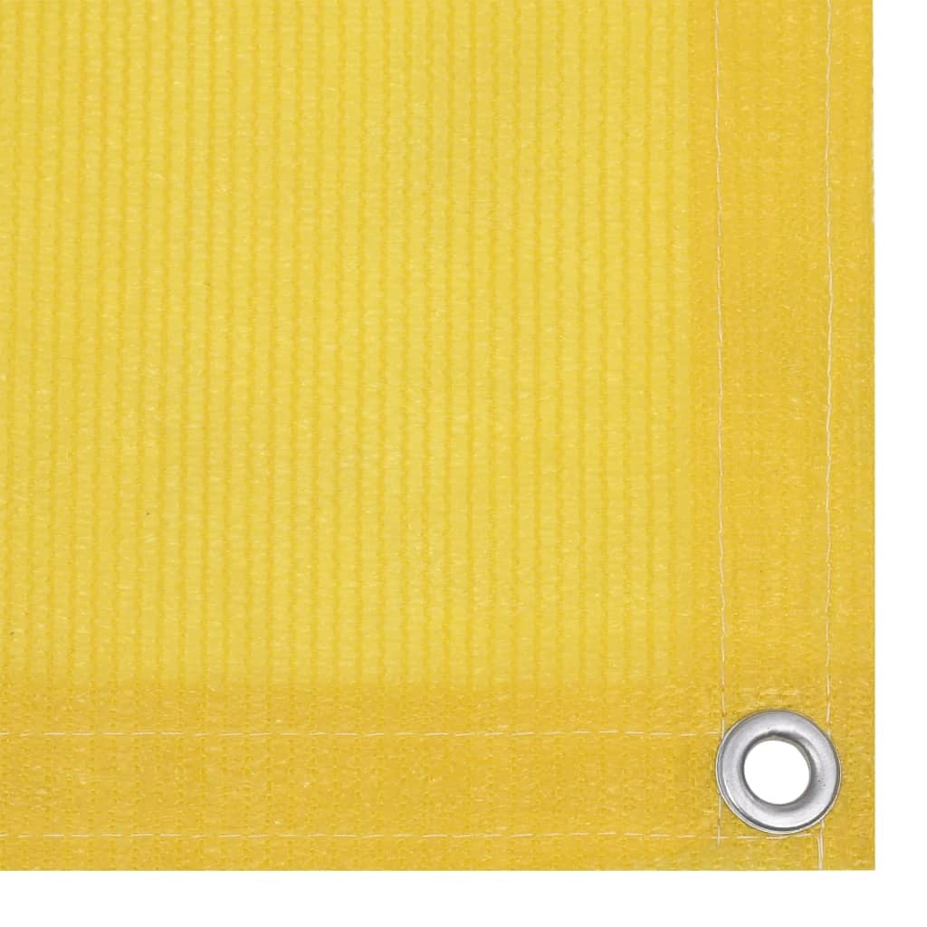 Schermo per balcone schermo per la privacy 90 x 500 cm HDPE giallo 02_0010203