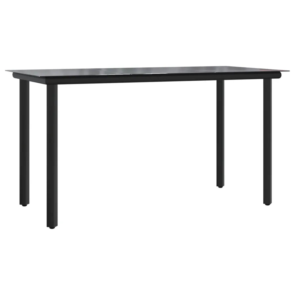 Set Pranzo da Giardino 9pz con Cuscini Grigio Chiaro Polyrattan
