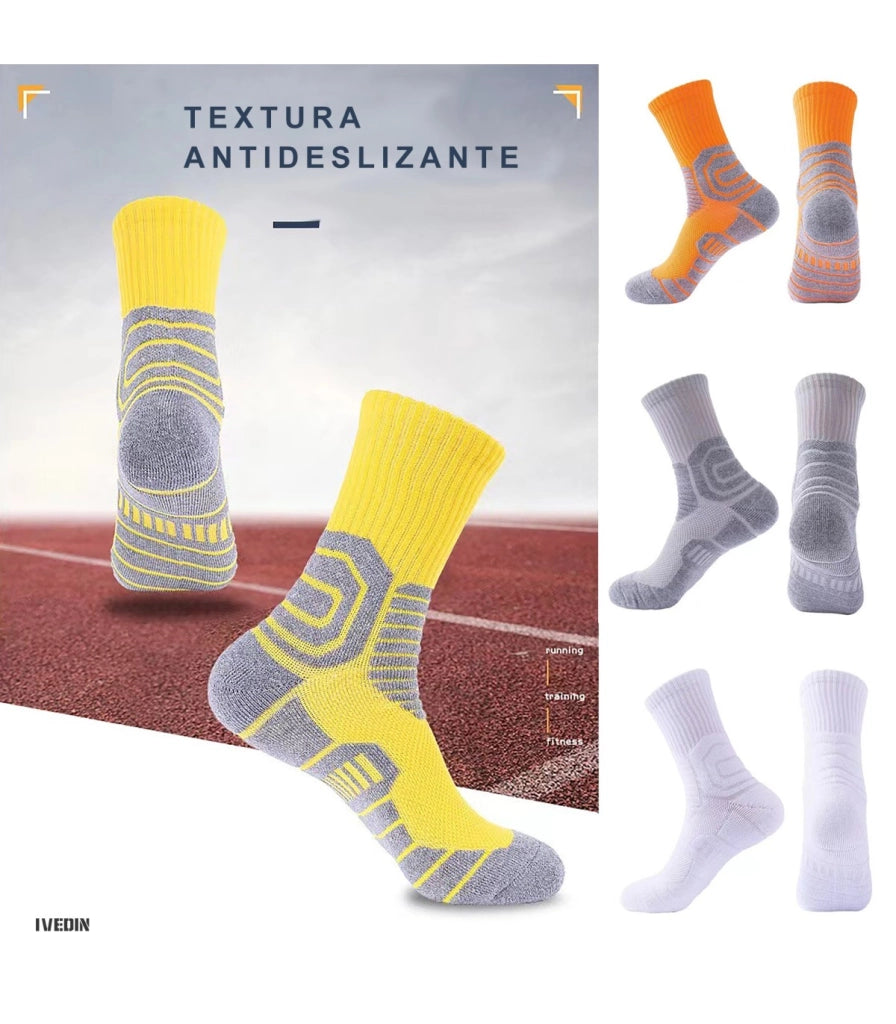 Calzini Professionali da Basket Unisex | Vestibilità Ergonomica, Traspiranti | Taglia Unica 37–43 EU