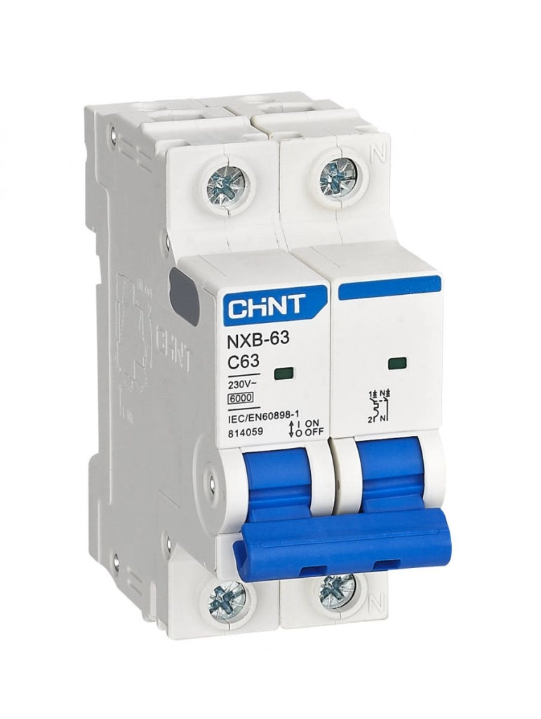 CHINT NXB-63S/C20-1P+N 4,5kA Interruttore Magnetotermico 20A Curva C 2 Moduli