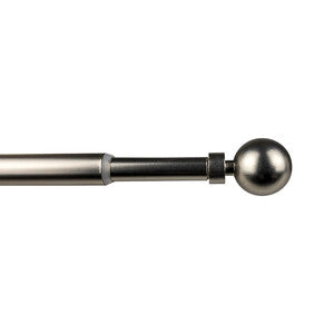 BASTONE METALLO D 12/9  70/120CM PALLA NICHEL
