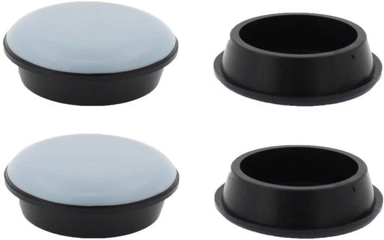 Glider 4x - PTFE Teflon - Sostegni mobili - Diametro 30 mm - Antiscivolo - Facile spostamento - Base estremamente liscia
