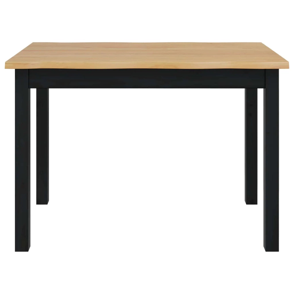 VidaXL Tavolo da pranzo EKAI Nero 112 x 70 x 76,5 cm 42037007
