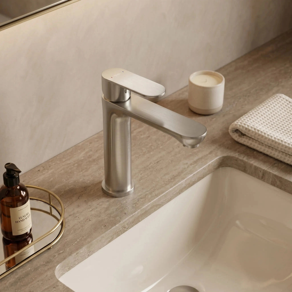 Rubinetto Da Bagno Rea Logan Brush Nickel