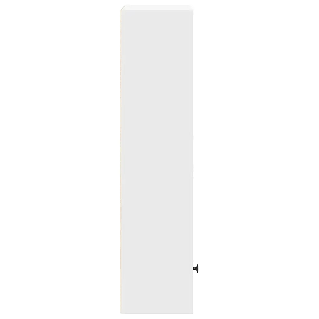 Libreria Bianca 31x24x102 cm in Legno Multistrato 860337