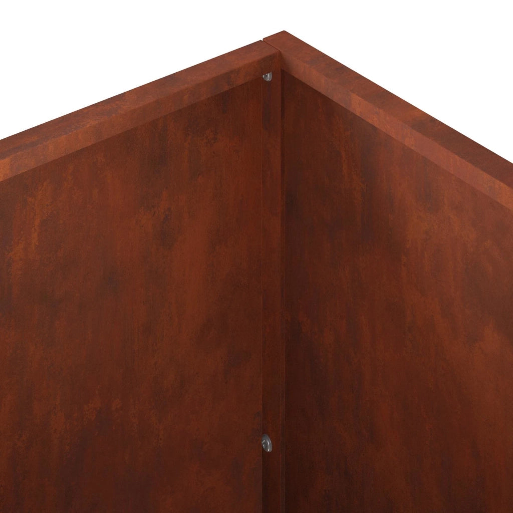 Vaso da giardino Ruggine 80 x 40 x 40 cm Acciaio Corten 8005244