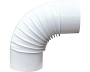 GOMITO SMALTATO 90  ° 'CLASSIC'  EE ? 100 mm - Col. bianco - SAVE