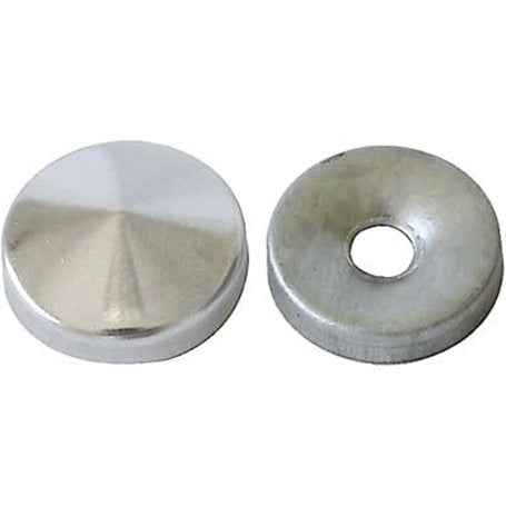 BORCHIA COPRIVITE BOMBATA 18 mm - Ottone nichelato - 200 pezzi