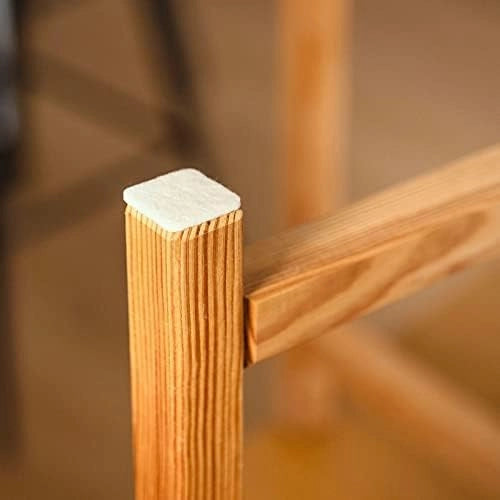 FELTRINI QUADRATI 25x25 mm - Marrone - Blister 8 pezzi