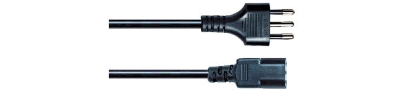 Cavo spina 2P+T 10A / presa tripolare VDE