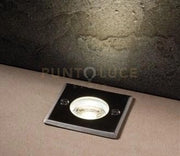 FARO A INCASSO CALPESTABILE LED WALK ACCIAIO QUADRATO 3W 345LM 3000K IP67 7X7X6,6CM