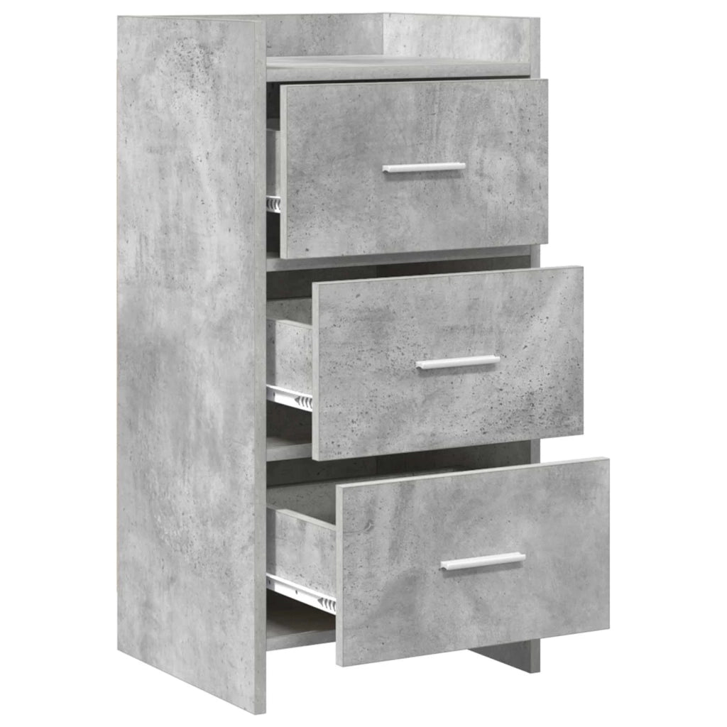 Credenza Grigio Cemento 40 x 36 x 80 cm Legno ingegnerizzato 8011062