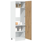 Mobile per Frigo “Lyon” Rovere Artigianale 60x57x207 cm 856126