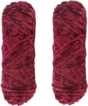 Filato per cucire a maglia - Soffice - Vari colori - Uncinetto - Materiale per hobby - Adatto per principianti - Blu-rosso - 2 pezzi di filato soffice per cucire a maglia, pallina morbida, attività di ricreazione, ideale per attività di babysitting.