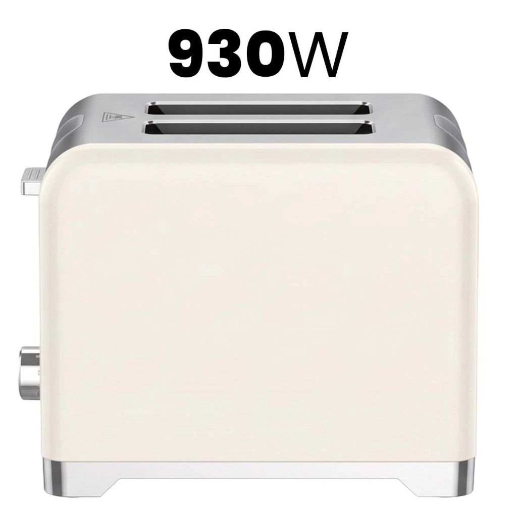 Tostapane 2 Fette in Acciaio Inossidabile 930W con Cassetto Raccoglibriciole Argento SWISS HAUS