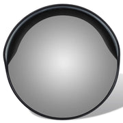 Specchio Traffico-Specchio stradale Convesso Nero Plastica PC per Esterni 30 cm