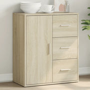 Credenza-Buffet-Armadio da cucina Rovere Sonoma 60x31x70 cm in Legno Multistrato 460093