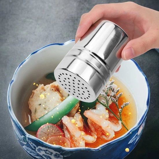 Strumento per strofinare spezie in acciaio inossidabile - Dispensatore di spezie - Gadget da cucina - Strumento per spezie - Risciacquabile e sostenibile