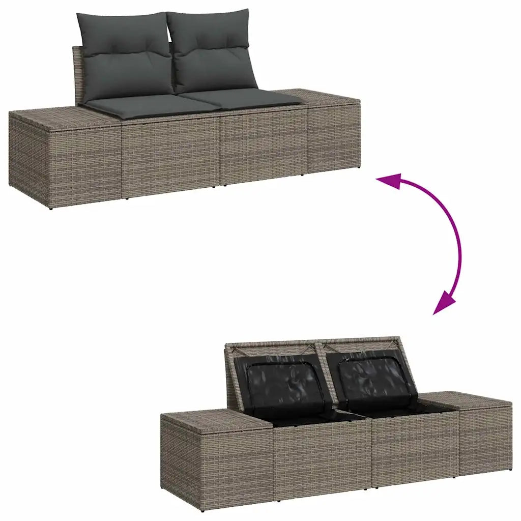 Set di divani con cuscino 7 pcs polyrattan 3360710