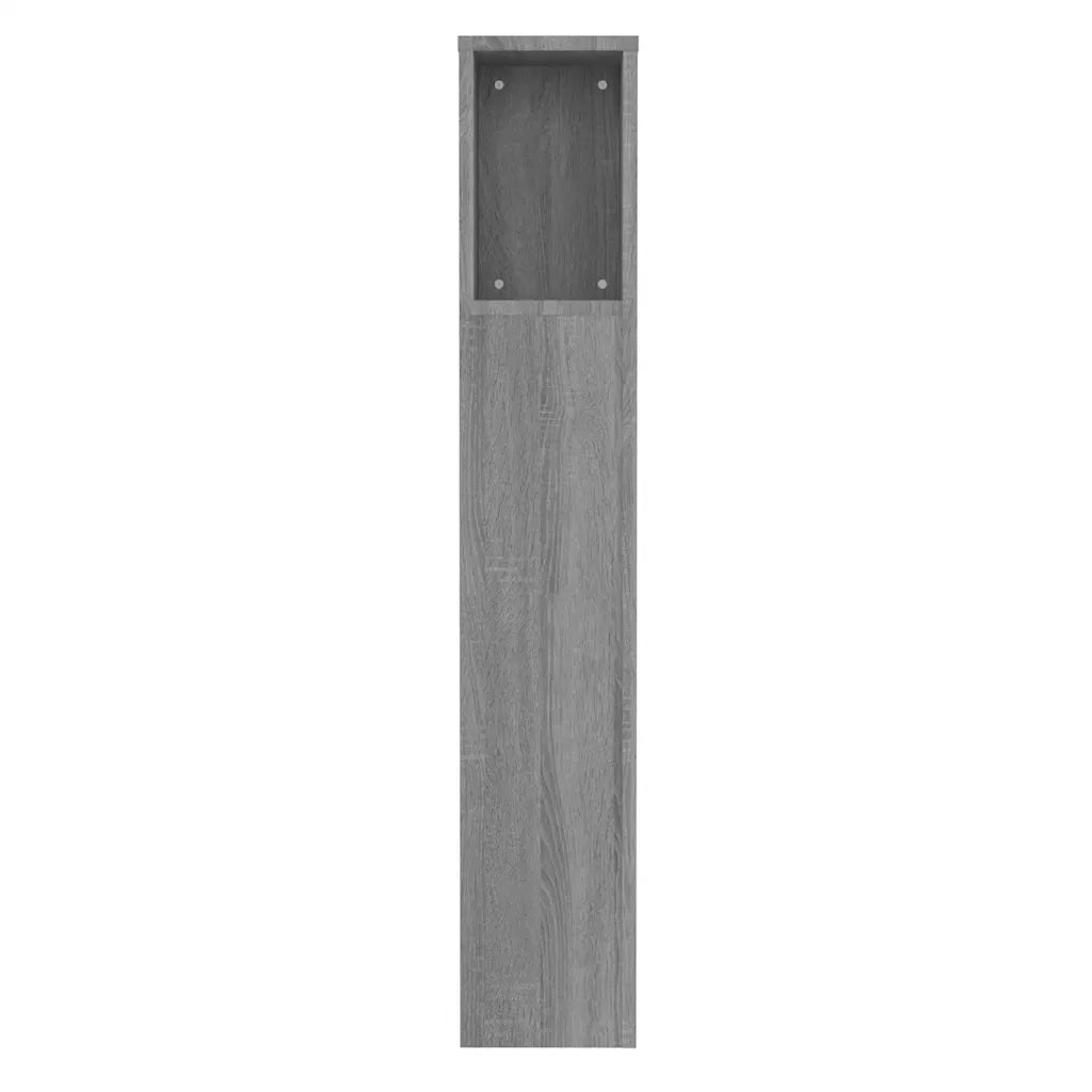 Testiera | Testata con Scomparti Grigio Sonoma 100x18,5x102,5 cm