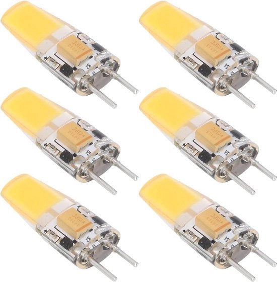 Lampada a LED a basso consumo per soffitto - 6 pezzi - 5W - AC DC12V - lampada COB - certificazione internazionale GY6.35 - lampade da tavolo e da soffitto.