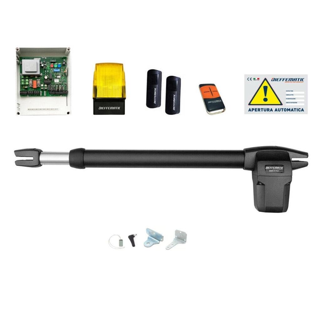 KIT BHR 400 COMPLETO CANCELLO BATTENTE DESTRO AUTOMATISMO APRICANCELLO 230V 220V