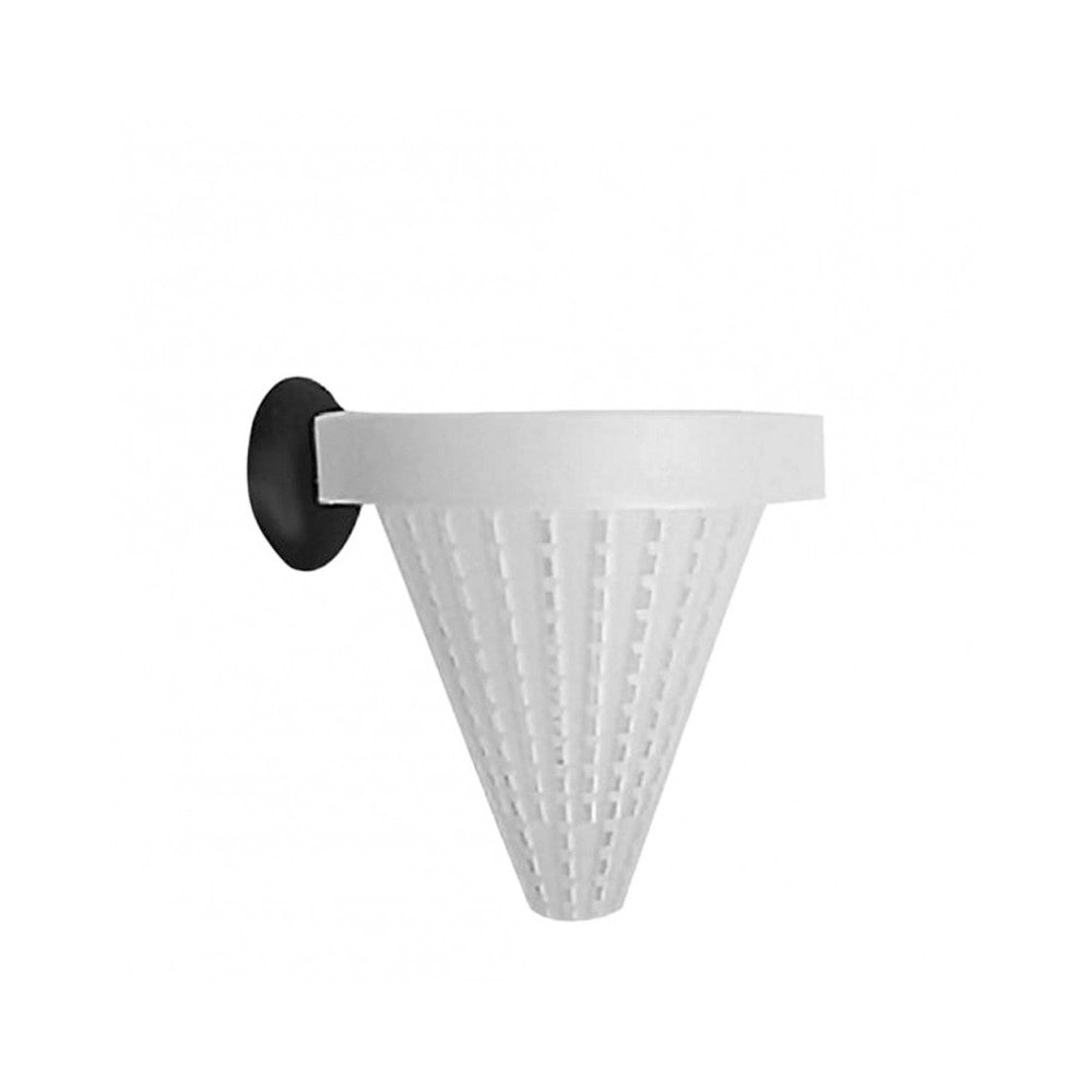 Trade Shop - 2 Mangiatoia Galleggiante Con Ventosa Distributore Acquario Cibo Mangime Pesci -