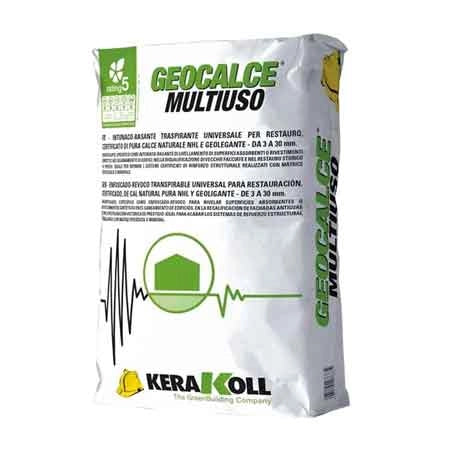 INTONACO RASANTE 'GEOCALCE MULTIUSO' KERAKOLL 25 Kg - Colore bianco - 25 kg- KERAKOLL
