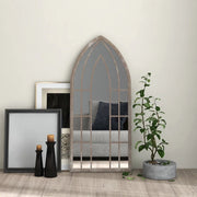 Specchio Sabbia-Specchio Decorativo 100x45 cm Ferro per Uso Interno