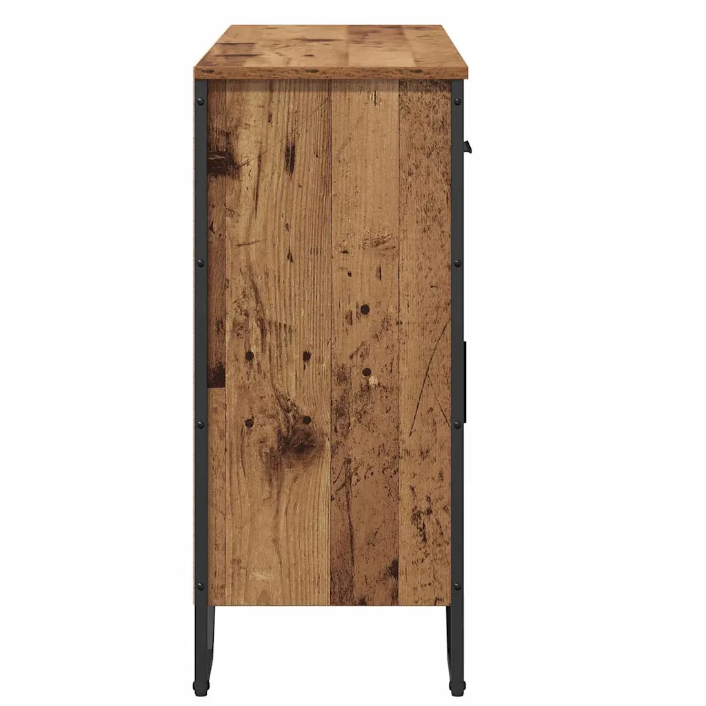Credenza con cassetto Legno vecchio 97 x 32,5 x 74,5 cm 868776
