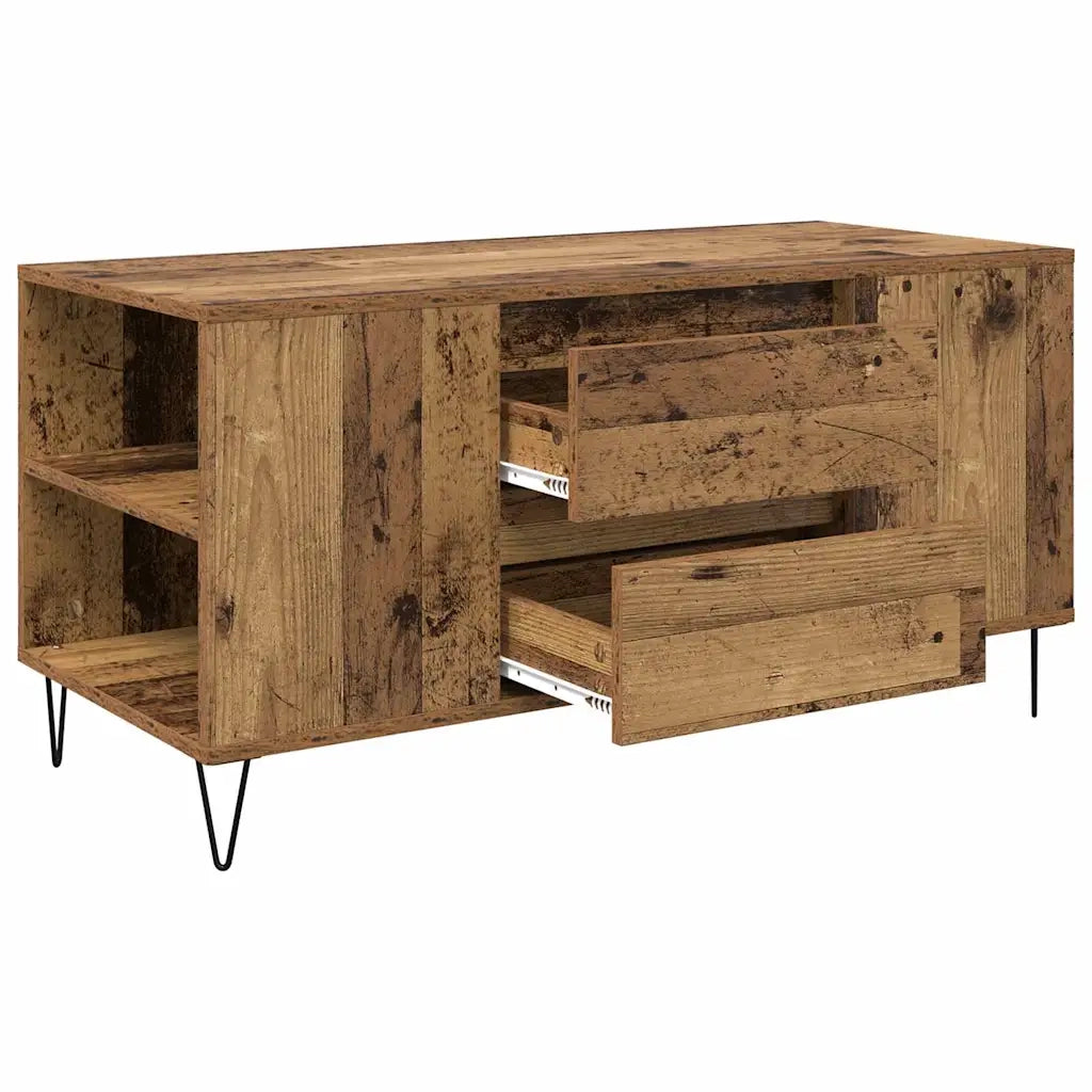 Tavolino da Salotto-Tavolino da soggiorno-Tavolo Legno vecchio 102 x 44,5 x 50 cm 416569