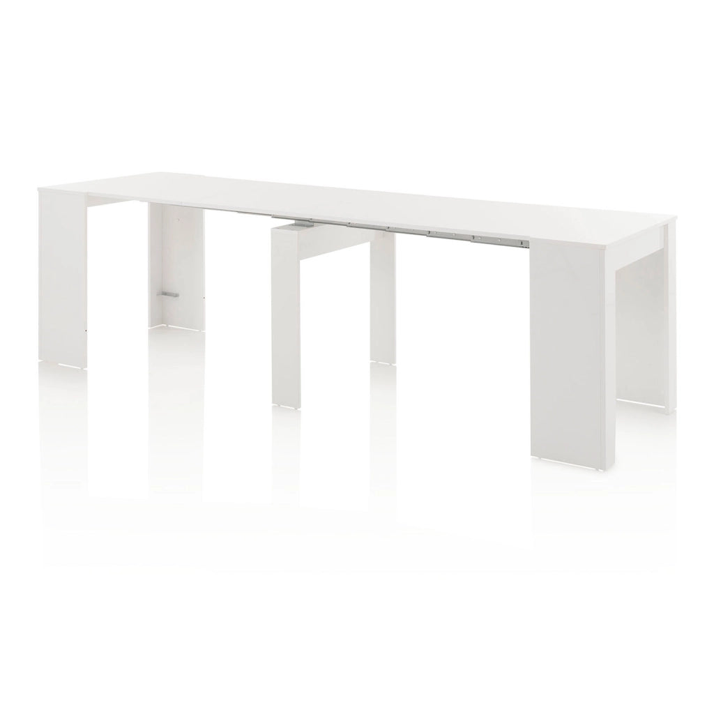 Consolle allungabile GLAM bianco lucido