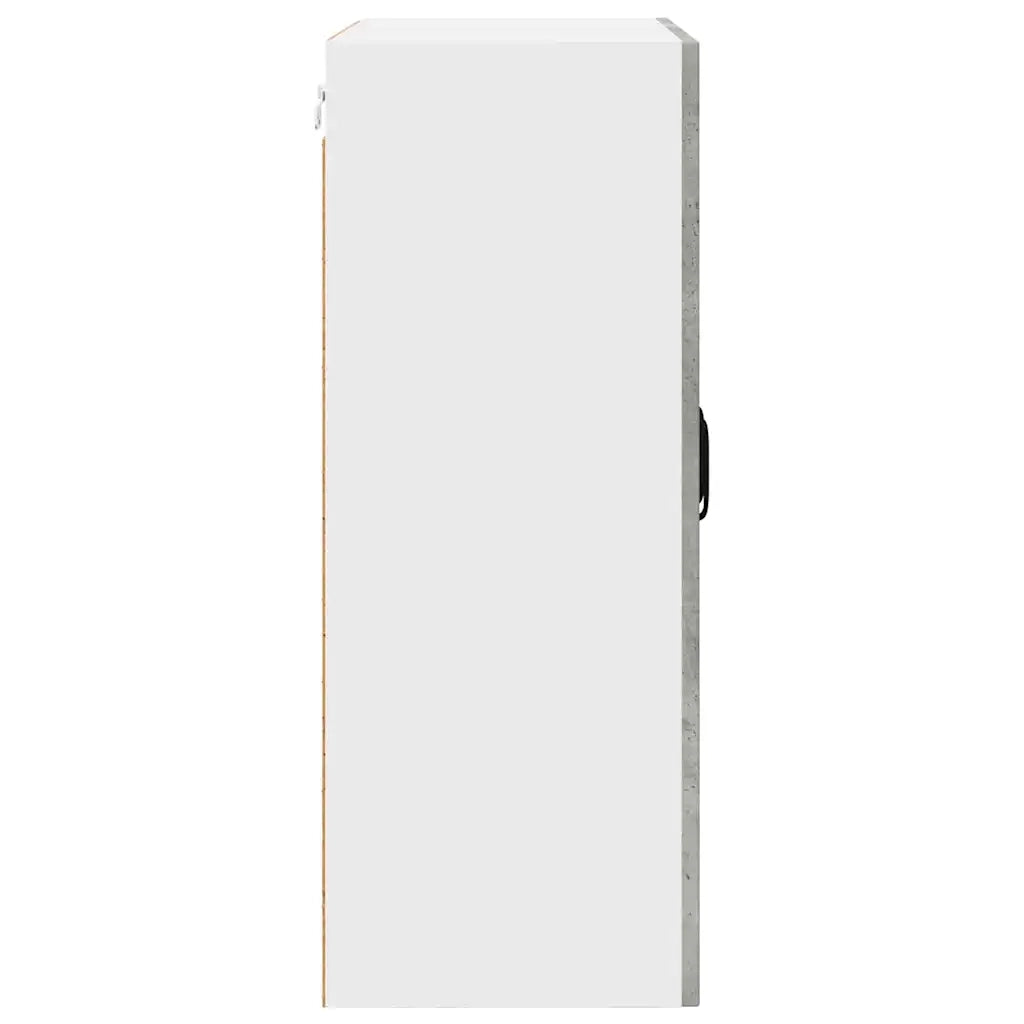 Mobile da cucina con lo scaffale-Armadio da cucina Grigio cemento 60 x 31 x 80 cm 714636