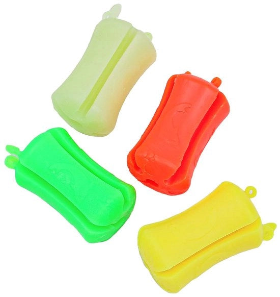 Accessori da pesca portatili - Supporto per canna da pesca in gomma - 4 pezzi - Clip per canna da pesca riutilizzabile - Materiale duraturo - Peso 100g - Otre per canna da pesca