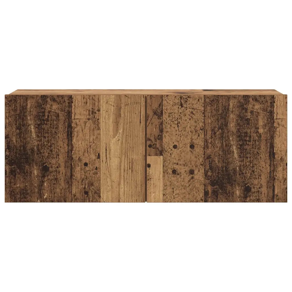 Mobili TV a Parete 6 pz | Armadietto TV | Mobile Porta TV Legno Vecchio Legno Multistrato