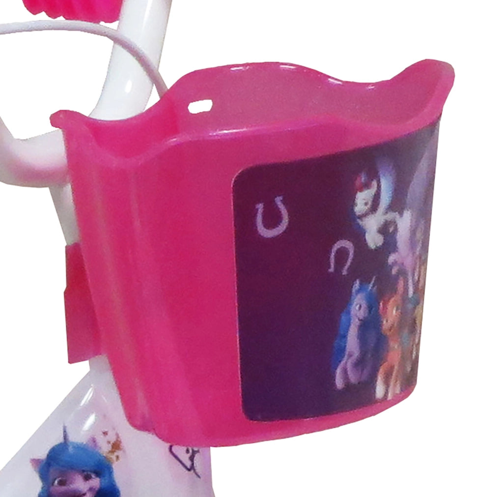 Bicicletta per Bambine 12" My Little Pony Freno Caliper e Stabilizzatori in Acciaio Hi-Ten Rosa