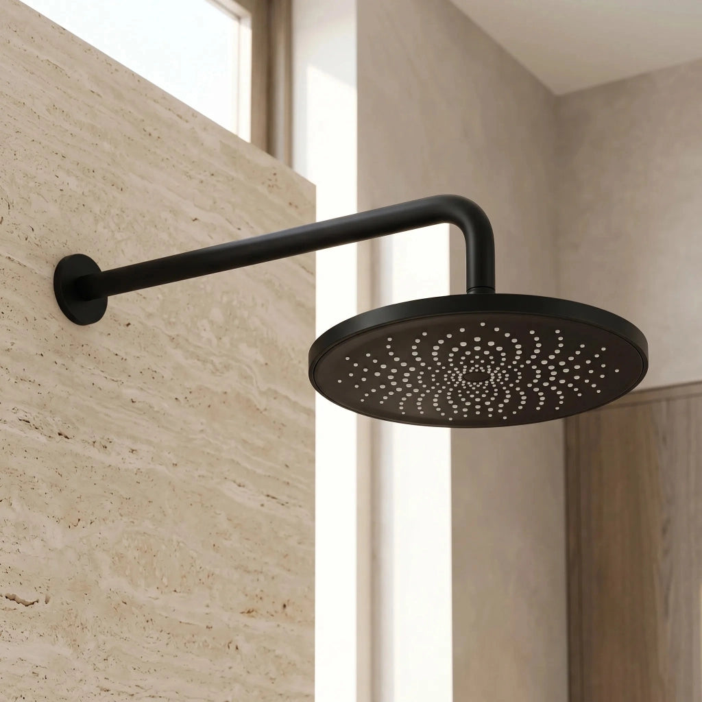 Soffione Doccia Rotondo Rea Js-021b Black