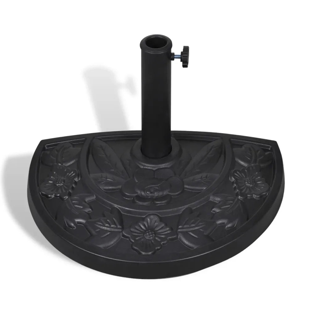 Base per parasole/ombrellone semicircolare in resina 40820